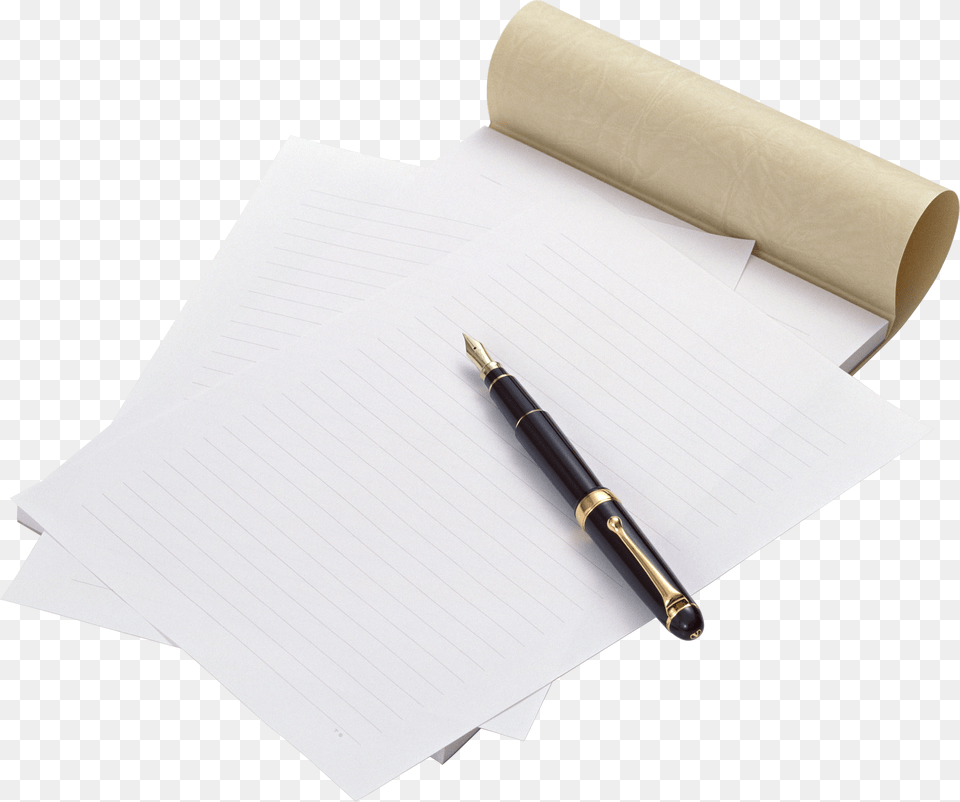 Paper Sheet, Pen, Text Png