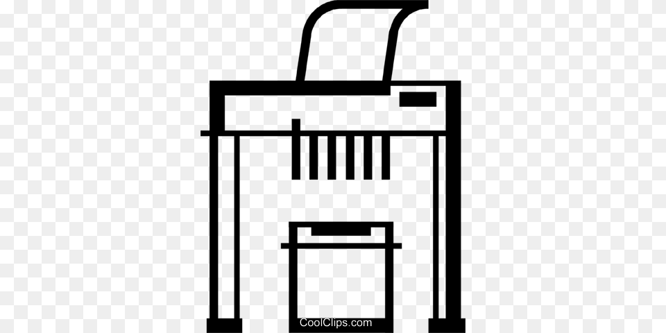 Paper Shredder Royalty Vector Clip Art Illustration, Computer Hardware, Electronics, Hardware Free Png Download