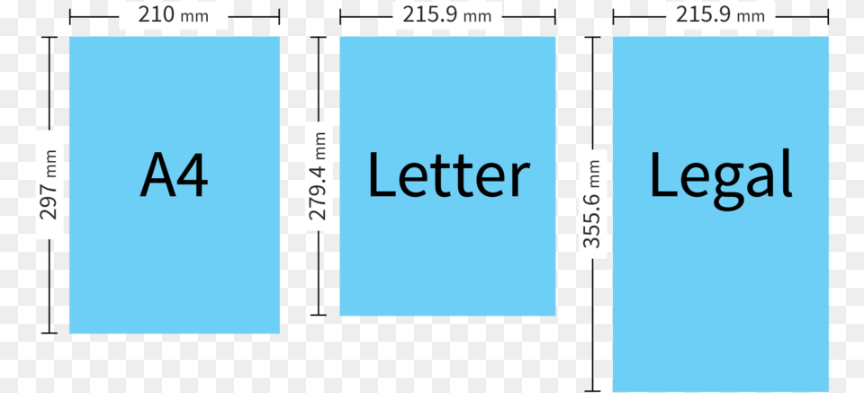 Paper Sizes Derby City Litho For Letter Paper Size Lodge Park Technology College, Text, Number, Symbol Free Png Download