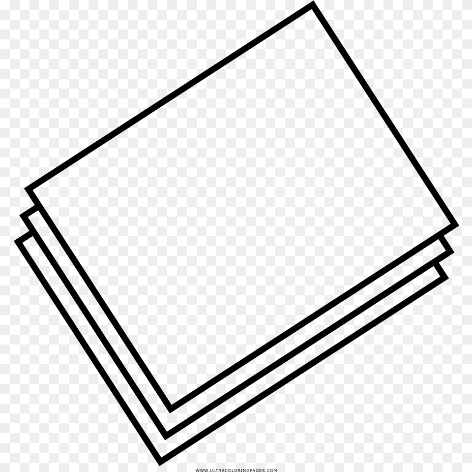 Paper Stack Coloring, Gray Free Png Download