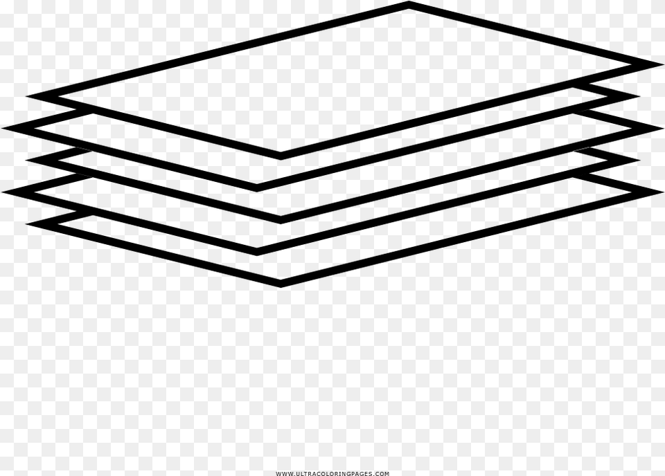 Paper Stack Coloring, Gray Free Png Download