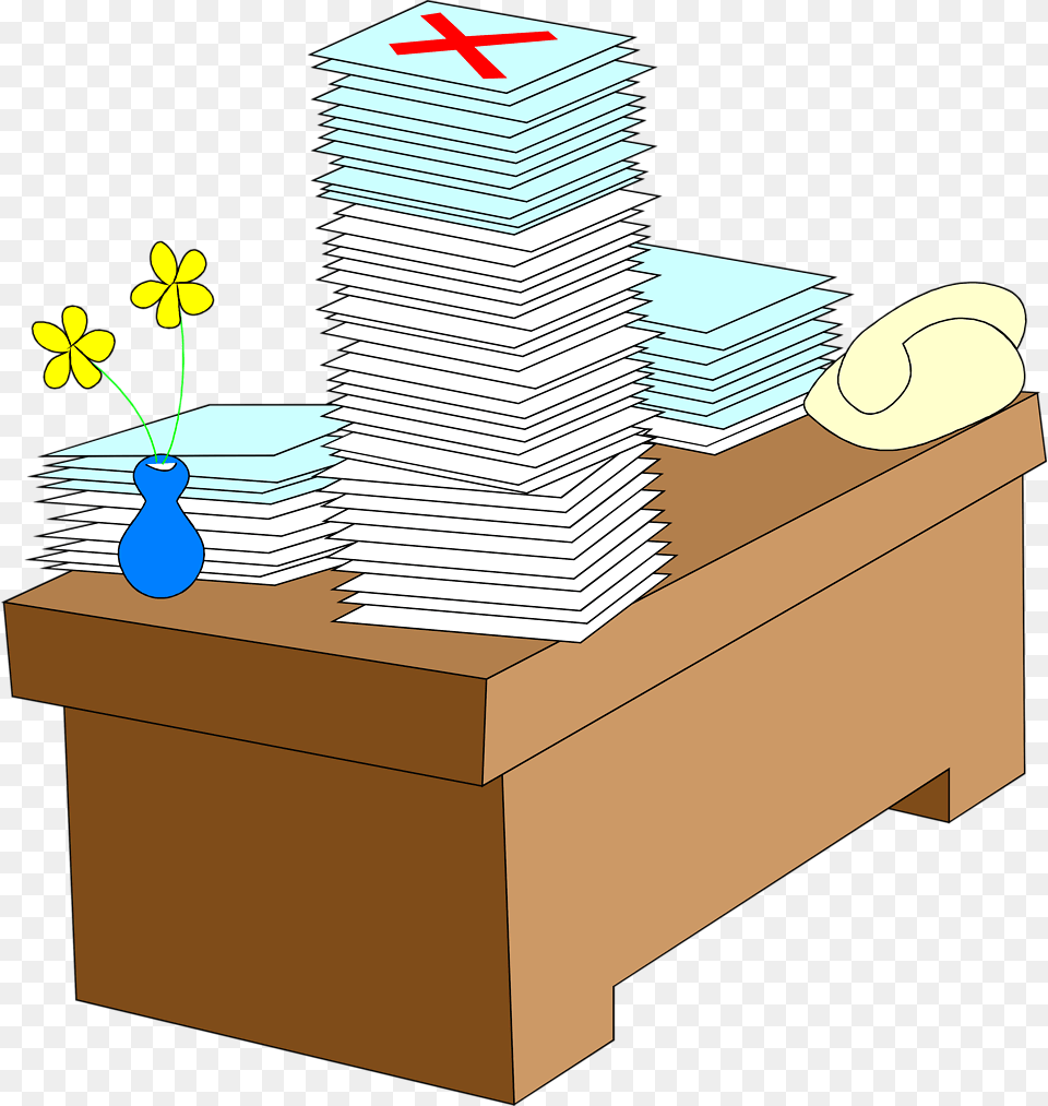 Paper Stack Stress Vector Stacks Of Paper, Furniture, Table, File, Text Free Transparent Png