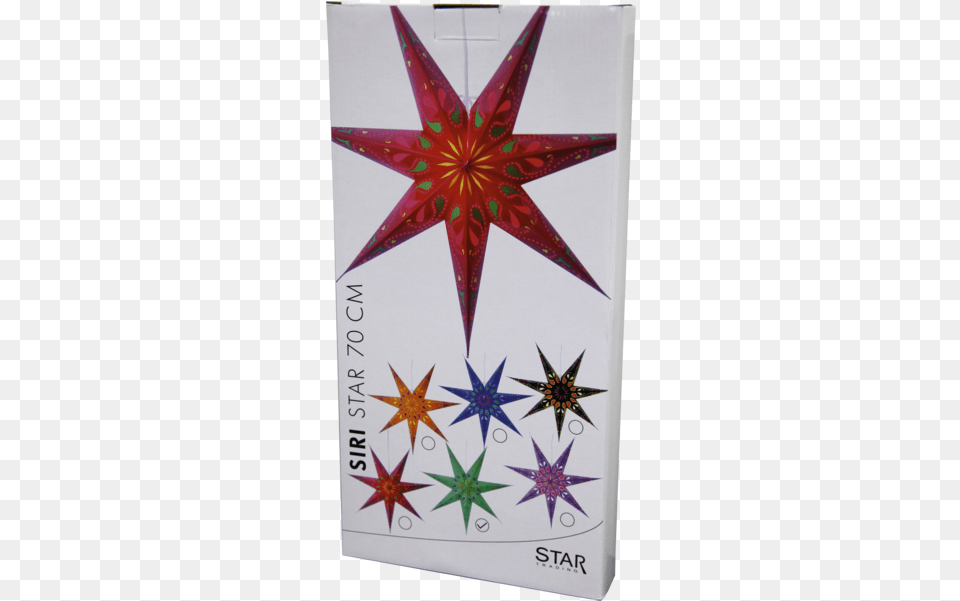 Paper Star Siri Watt Och Veke Julstjrna Bl, Star Symbol, Symbol, Cross Free Transparent Png