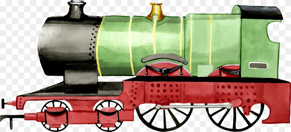 Paper Steam Locomotive Rail Transport Train Clipart Steam Train, Railway, Vehicle, Transportation, Engine Png