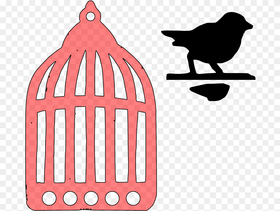 Paper This And That Bird Cage Svg Png