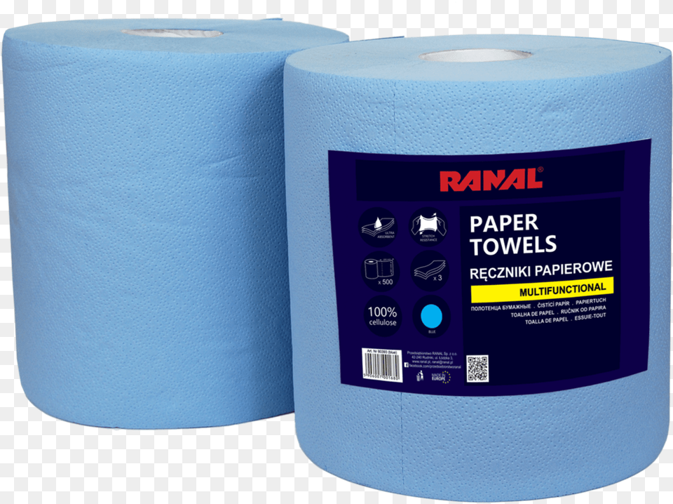 Paper Towel Blue Ranal Salfetki, Paper Towel, Tissue, Toilet Paper, Qr Code Free Png