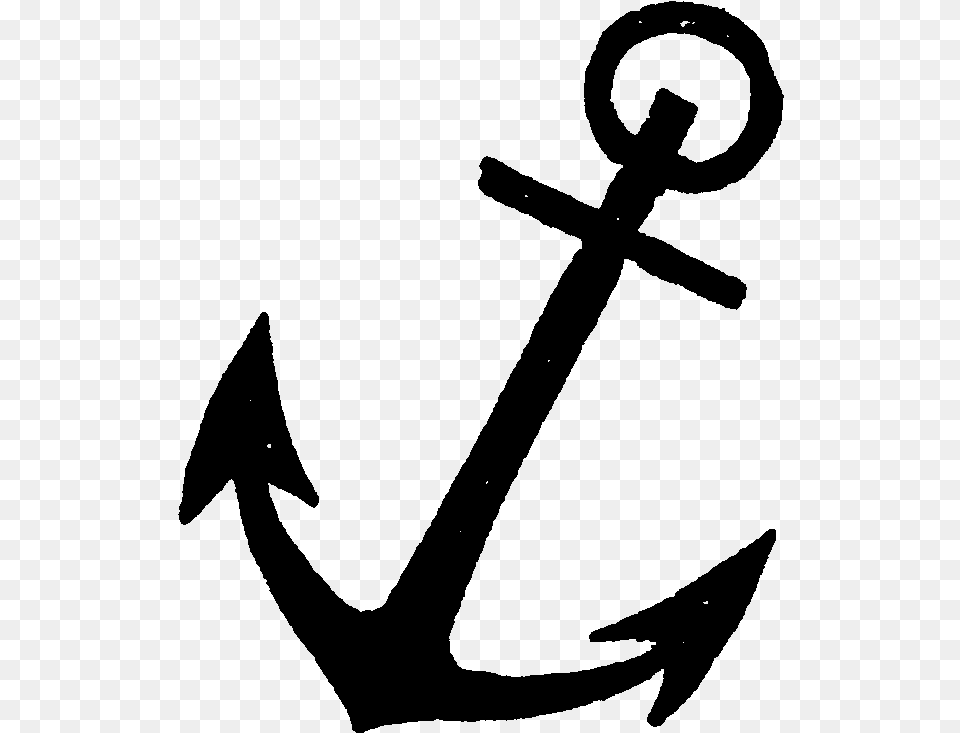 Paper Watercraft Anchor Hq Anchor, Gray Free Png Download