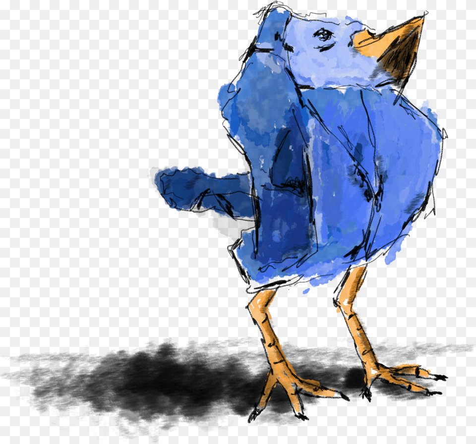 Paperbird Sketch Started With A Crumpled Paper Ball Duck, Animal, Beak, Bird, Jay Png