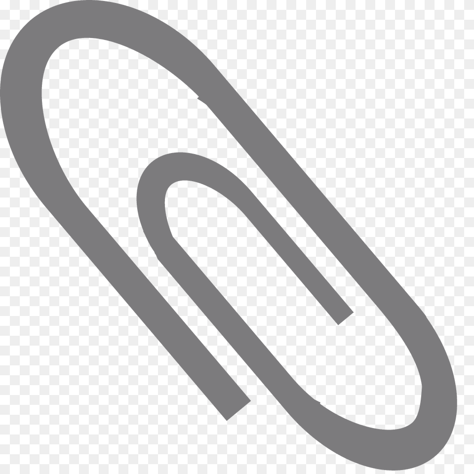Paperclip Emoji Clipart, Text, Smoke Pipe, Logo Free Png Download