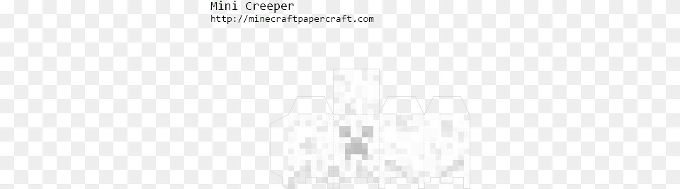 Papercraft Mini Ghost Creeper Diagram Free Png