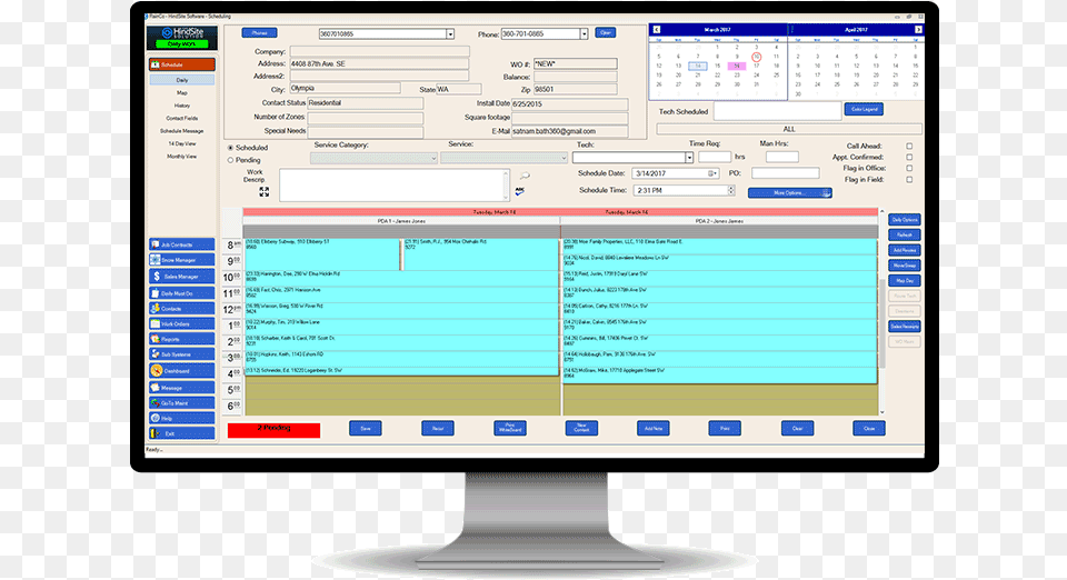 Paperless Scheduling Monitor Computer Monitor, Computer Hardware, Electronics, Hardware, Screen Free Transparent Png