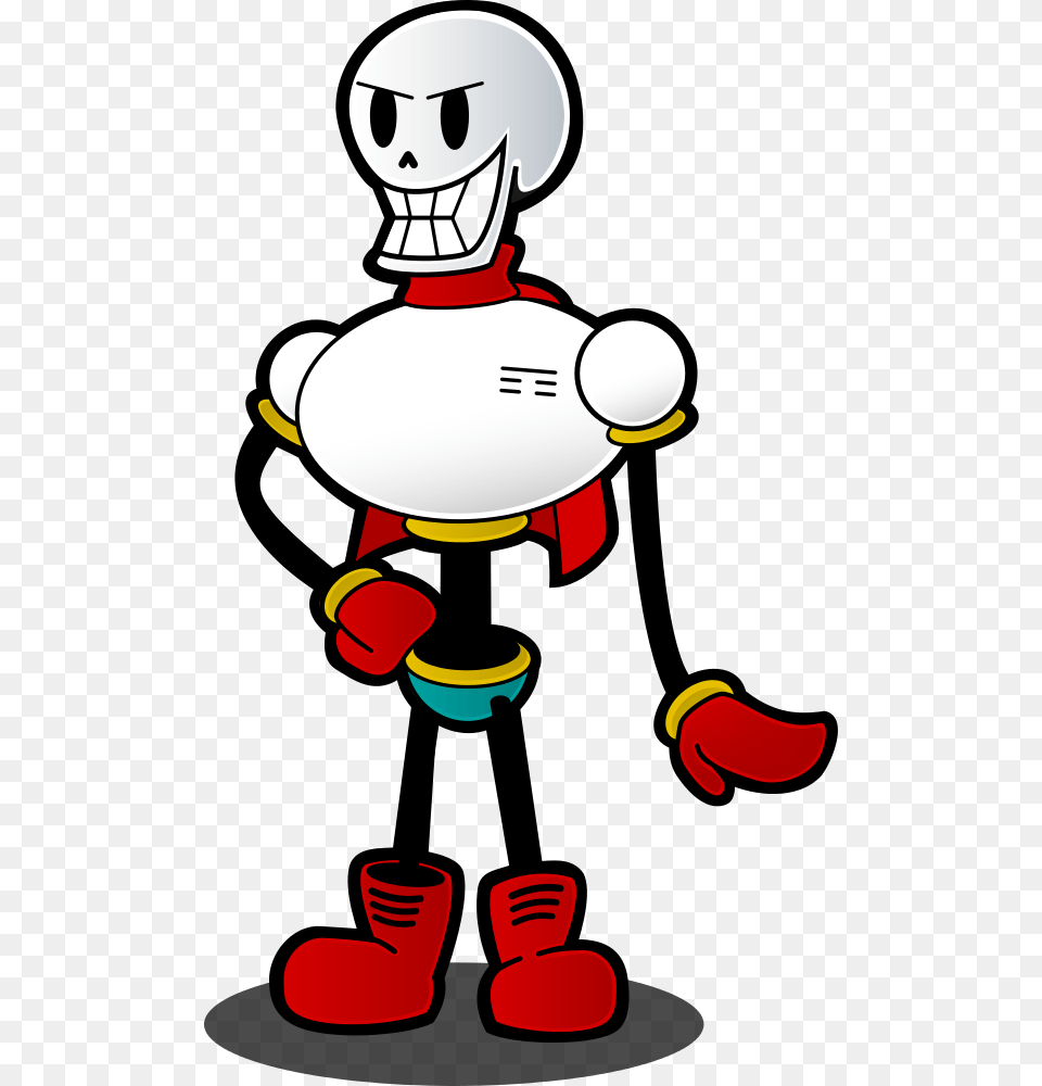 Papertale I Present Papyrus Paper Mario Style Papyrus, Baby, Person, Face, Head Free Png Download