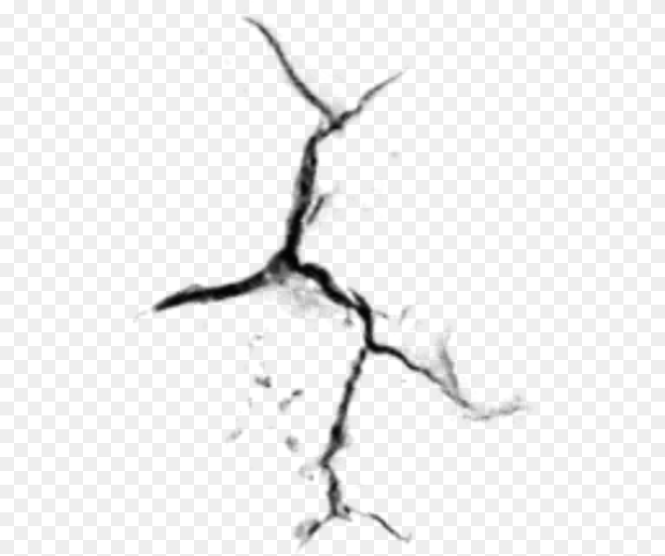 Papertear Cracked Cracked Crevasse Earthquake Grieta, Gray Png