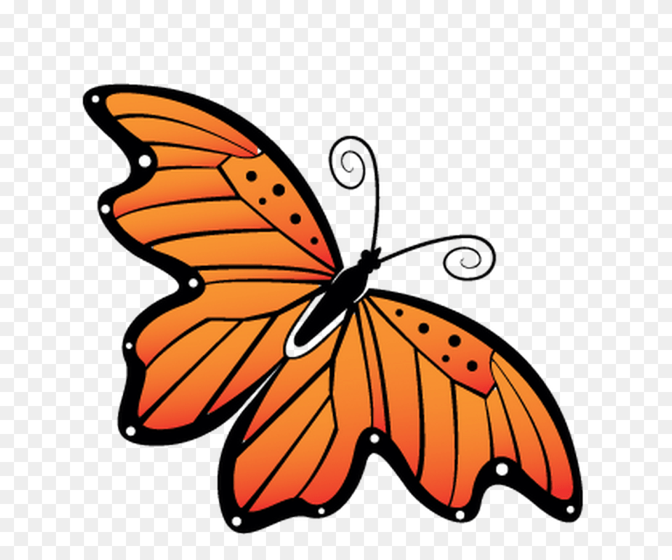 Papillon Clipart Orange Butterfly, Leaf, Plant, Animal, Insect Free Png