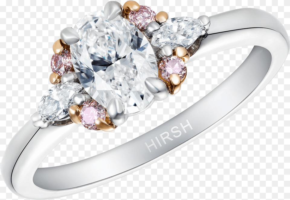 Papillon Diamond And Pink Ring Ring, Accessories, Jewelry, Gemstone, Silver Png Image