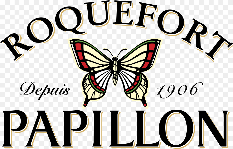 Papillon Roquefort Logo Transparent Free Png