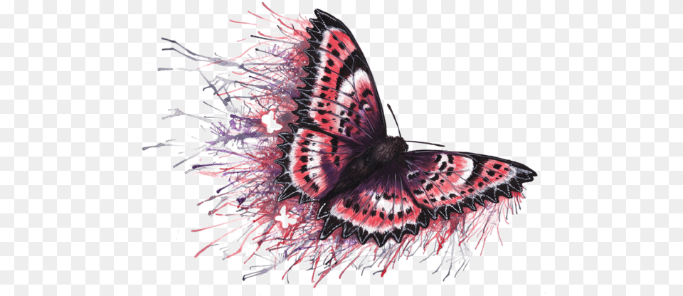 Papillons Card Graphics Butterfly Psp And Paint The Town Lovely, Animal, Insect, Invertebrate Free Png Download