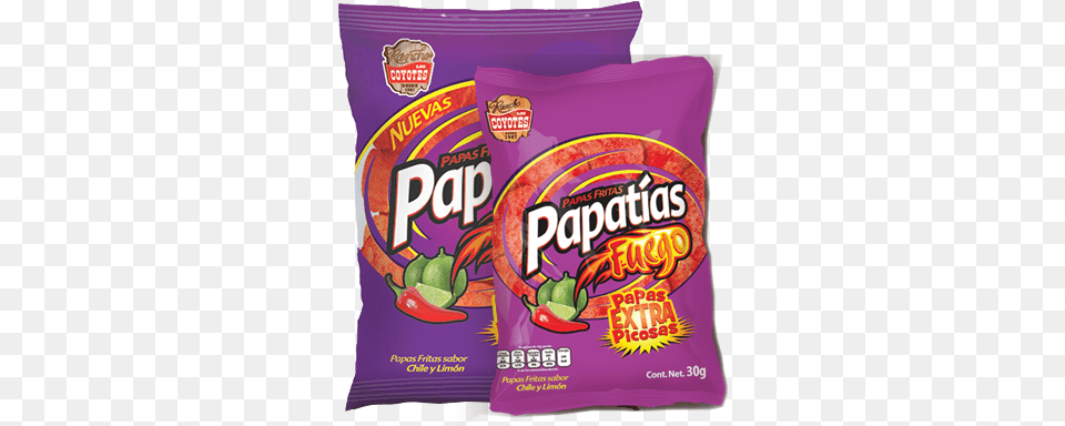 Papitas Rancho Los Coyotes, Food, Ketchup, Snack, Sweets Png Image