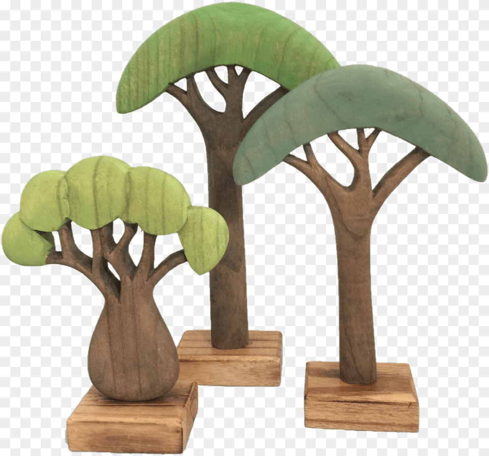 Papoose Toys Wooden African Trees Papoose African Trees, Wood, Furniture, Plant, Tree Png