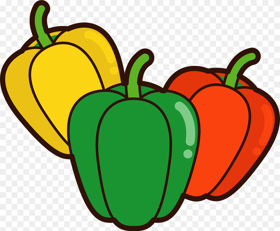 Paprika Vegetables Clipart, Bell Pepper, Food, Pepper, Plant Free Transparent Png