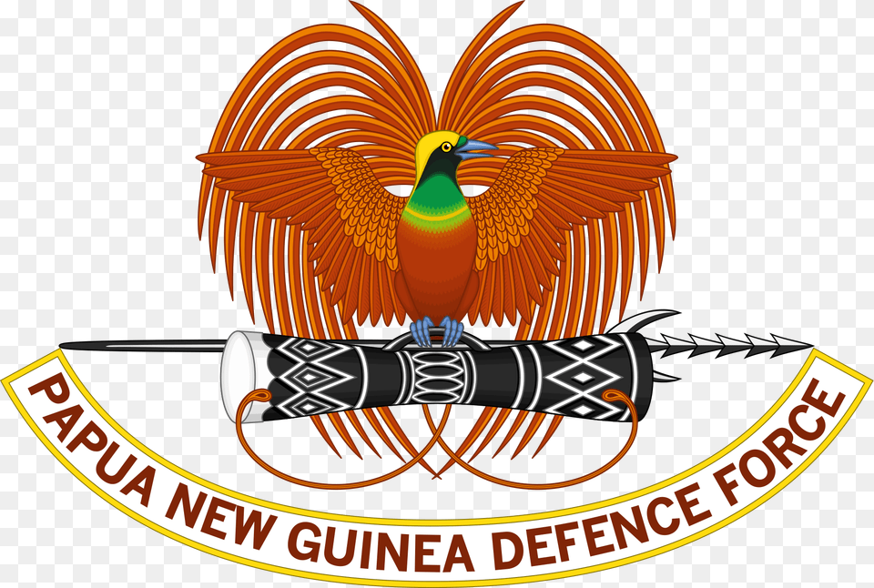 Papua New Guinea Defence, Logo, Animal, Beak, Bird Free Png Download