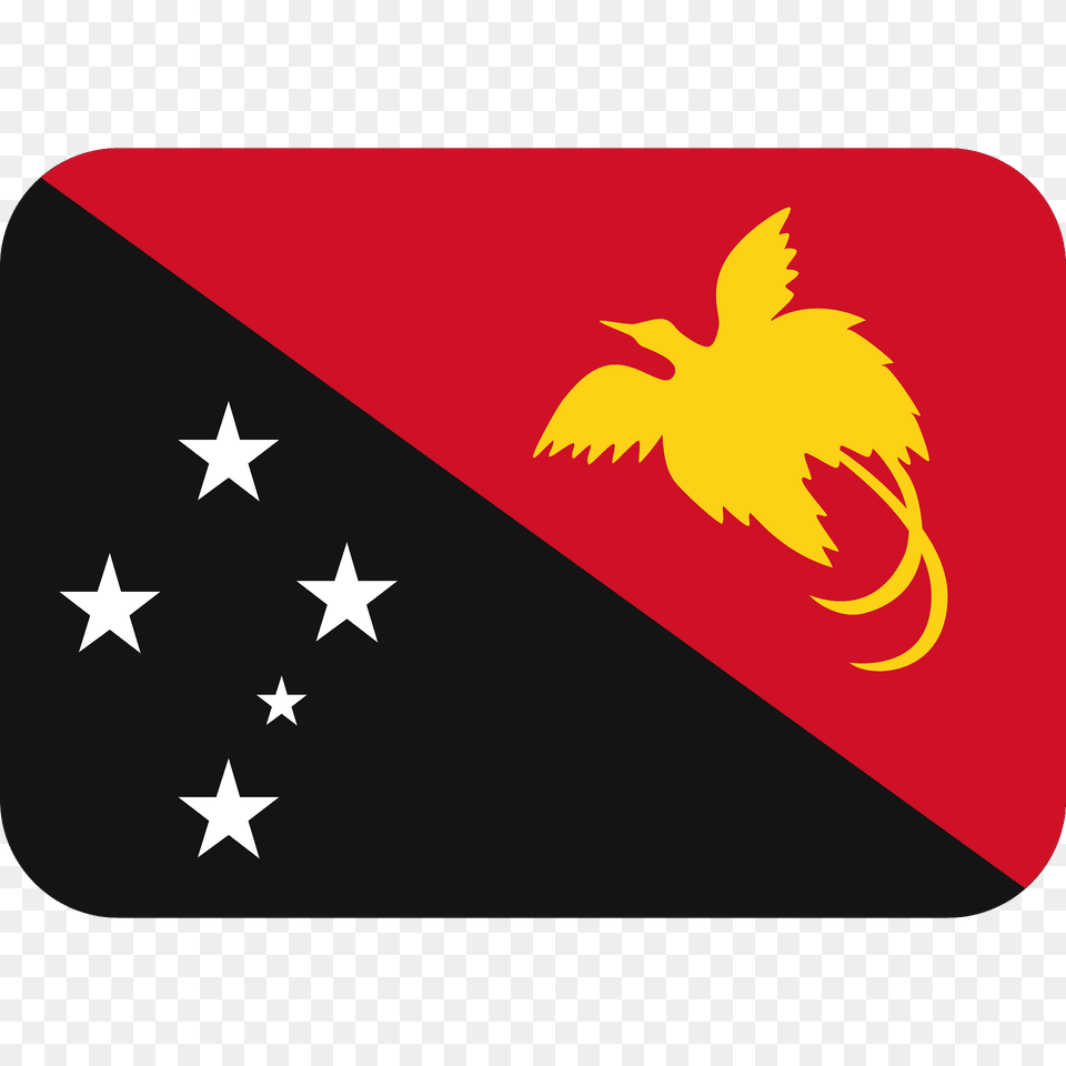 Papua New Guinea Flag Emoji Clipart, Symbol Free Png