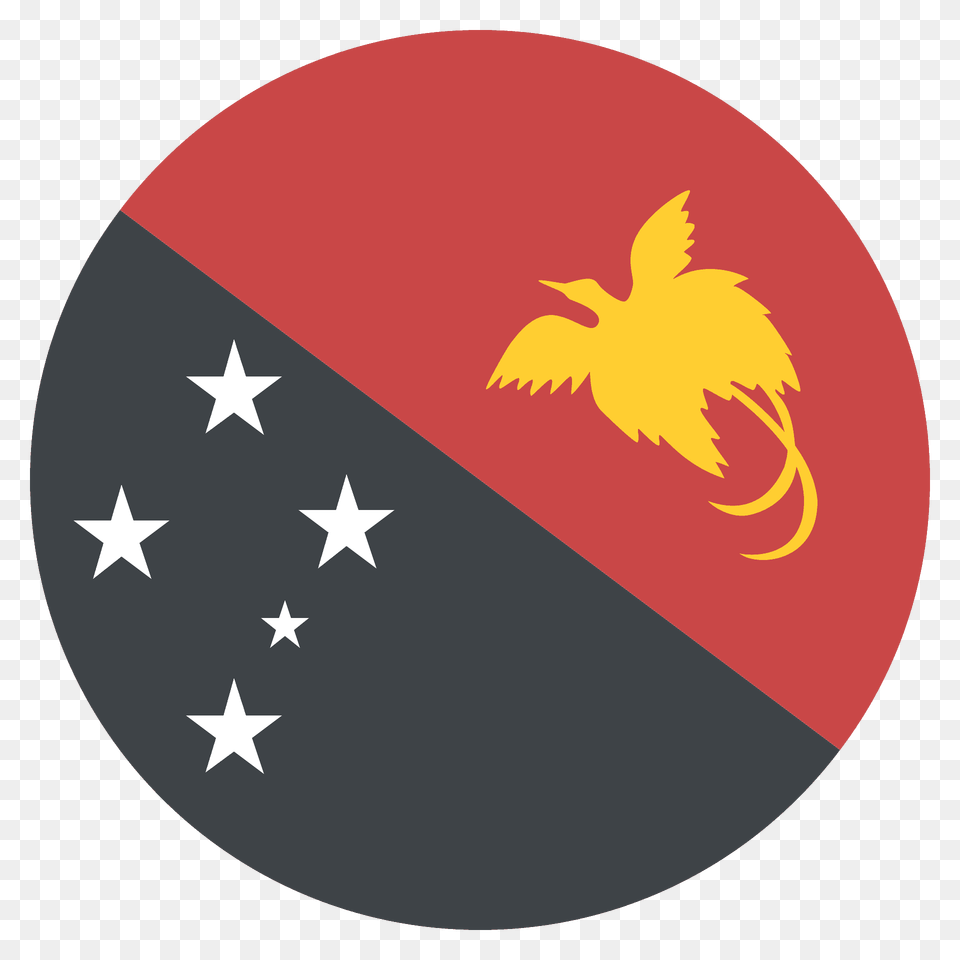 Papua New Guinea Flag Emoji Clipart, Logo, Symbol, Emblem Free Png Download