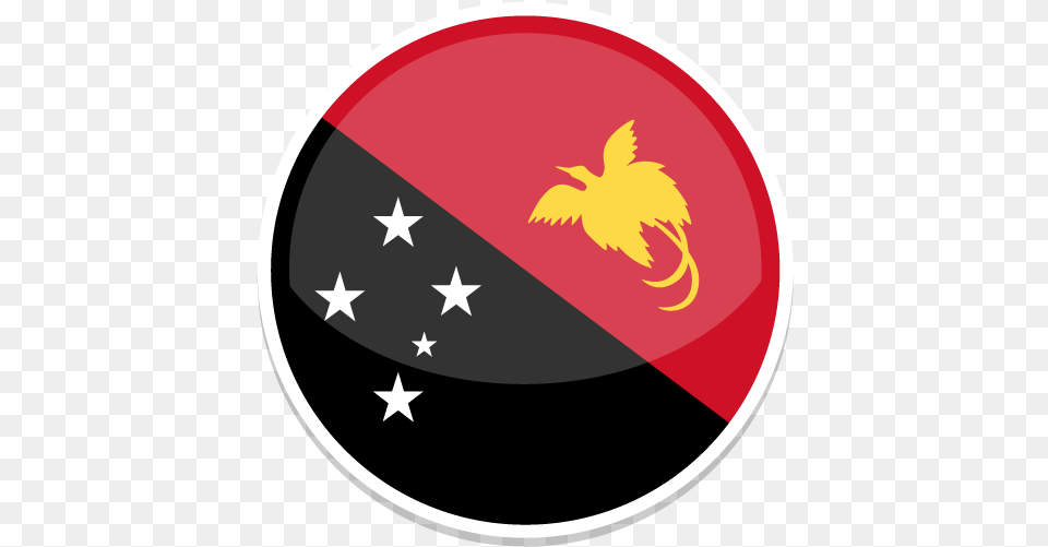 Papua New Guinea Flag Flags Circuito Del Jarama, Emblem, Symbol, Logo Png
