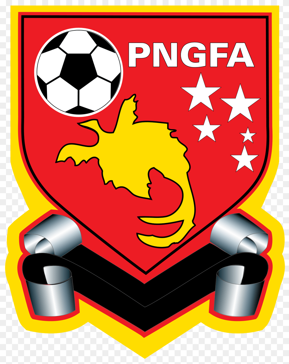Papua New Guinea National Football Team, Logo, Symbol, Ball, Sport Free Png