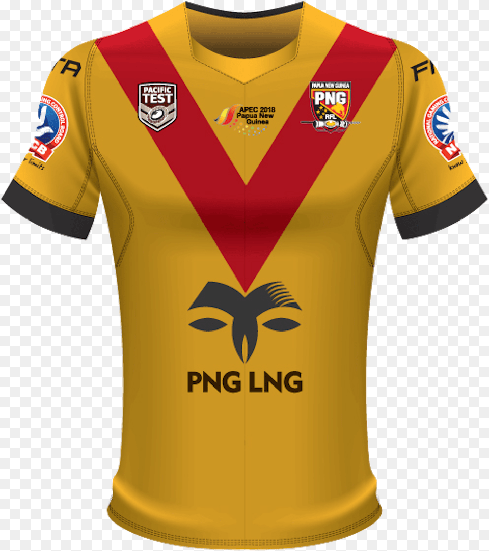 Papua New Guinea Rugby League Shirt, Clothing, Jersey, T-shirt Png