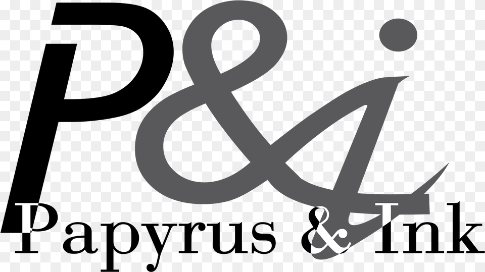 Papyrus Amp Ink Logo Papyrus, Alphabet, Symbol, Text, Ampersand Free Transparent Png