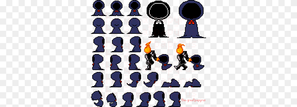 Papyrus Battle Sprite Sheet Undertale River Person Sprite, Scoreboard Png