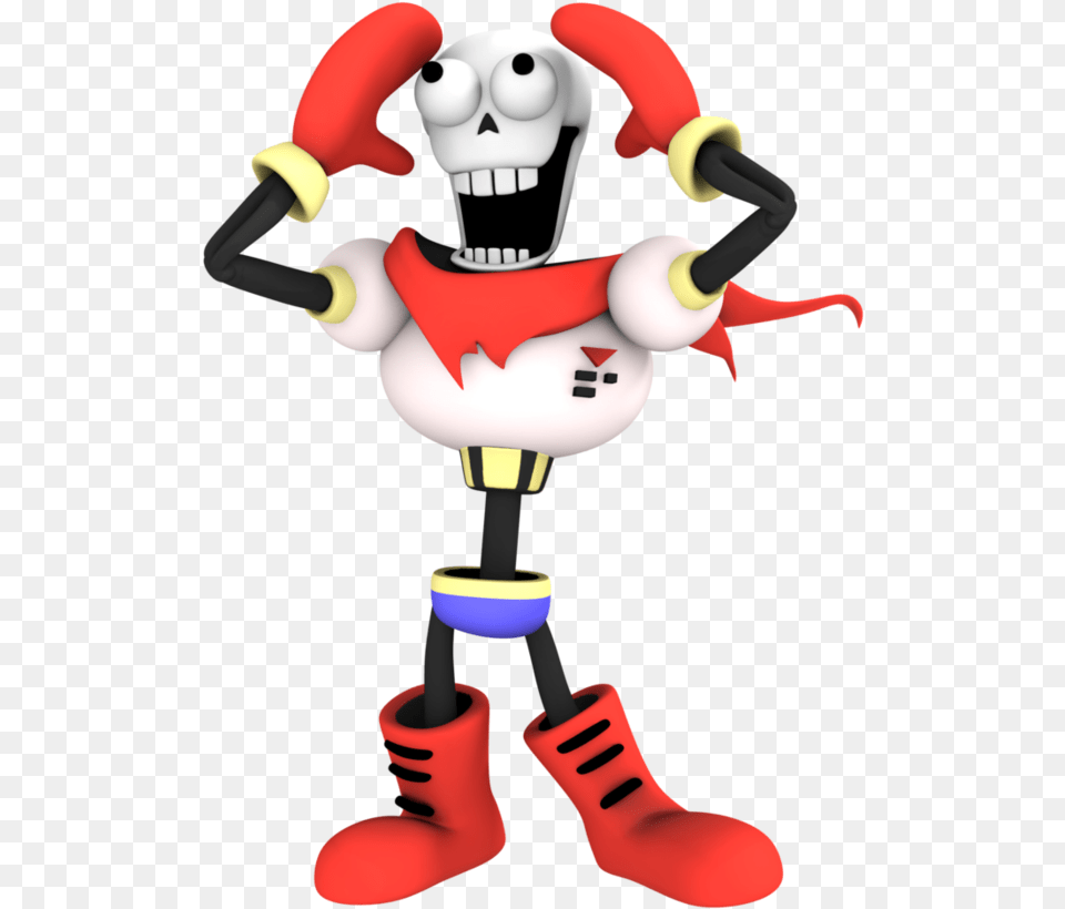 Papyrus From Undertale Render3 By Nibroc Rock Great Papyrus, Toy, Robot Png