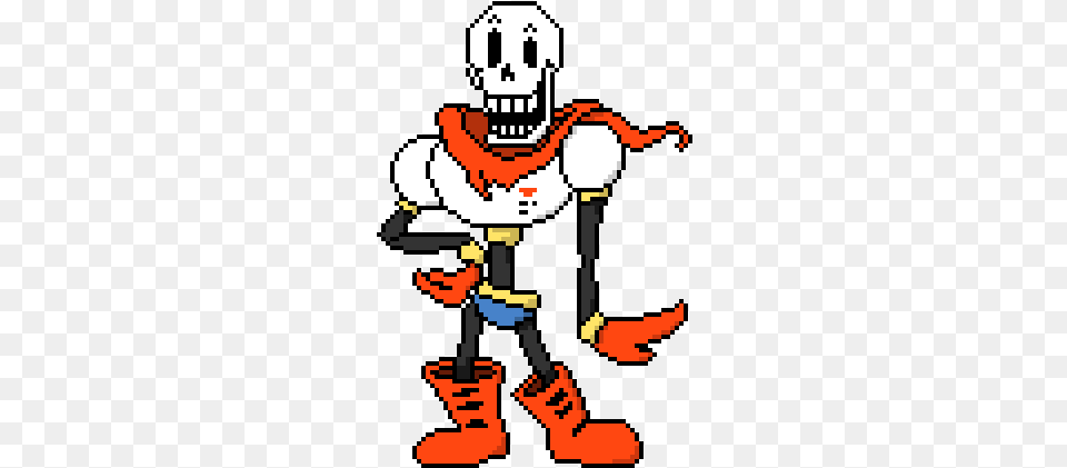 Papyrus Papyrus Undertale Pixel Art, Baby, Person Free Transparent Png