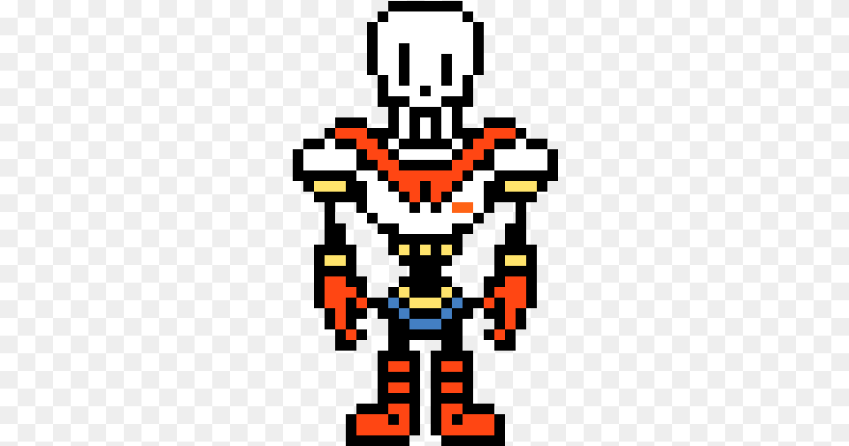 Papyrus Pixel Art, Robot Png Image