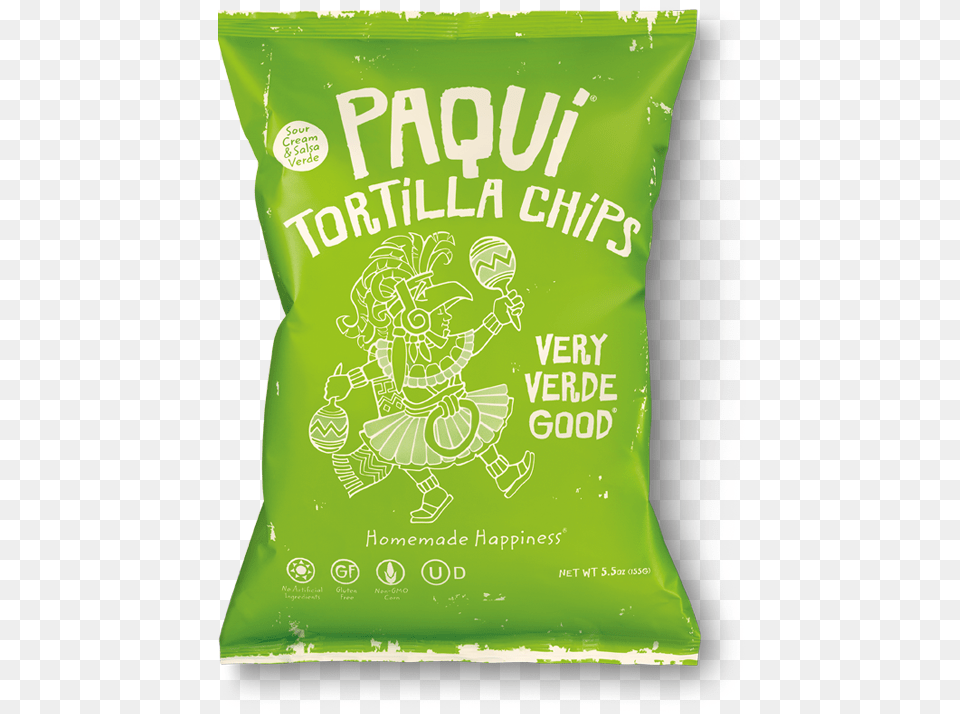 Paqui Chips Paqui Tortilla Chips Very Verde Good Gluten Food, Sweets, Ketchup Free Png