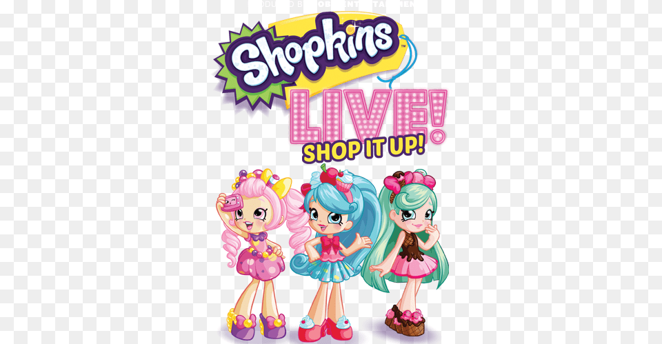 Paquin Artists Agency Shopkins Live, Book, Comics, Publication, Person Free Png