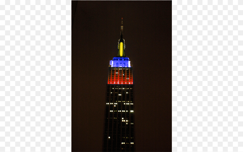 Para Celebrar La Participacin De Colombia En Los Juegos Skyscraper, Architecture, Building, Empire State Building, Landmark Png Image