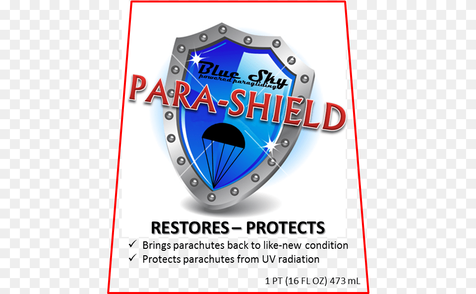 Para Shield Paraglider Conditioner Graphic Design, Armor, Logo Free Png Download