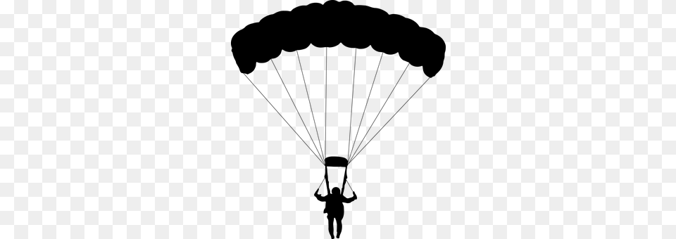Parachute, Gray Free Png Download