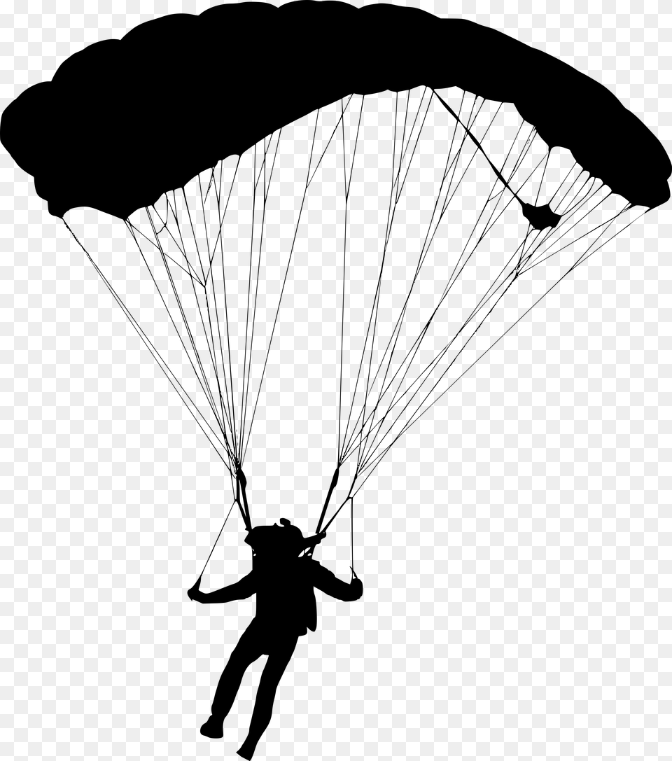 Parachute, Gray Png Image