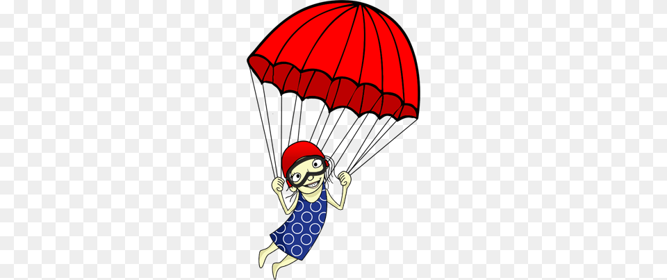 Parachute Clipart Draw, Canopy, Baby, Person, Cartoon Free Transparent Png