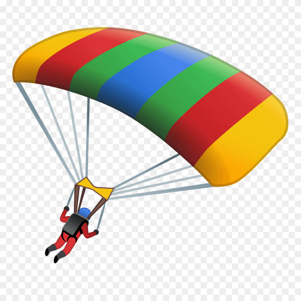 Parachute Emoji Clipart, Person Free Png Download