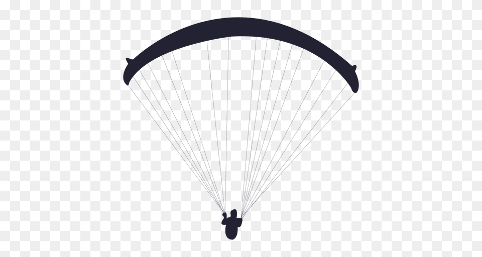 Parachute Gliding Sport Silhouette, Bow, Weapon Free Png