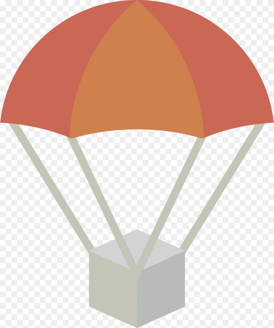 Parachute Is Dropping Relief Supplies Clipart, Canopy, Umbrella Png