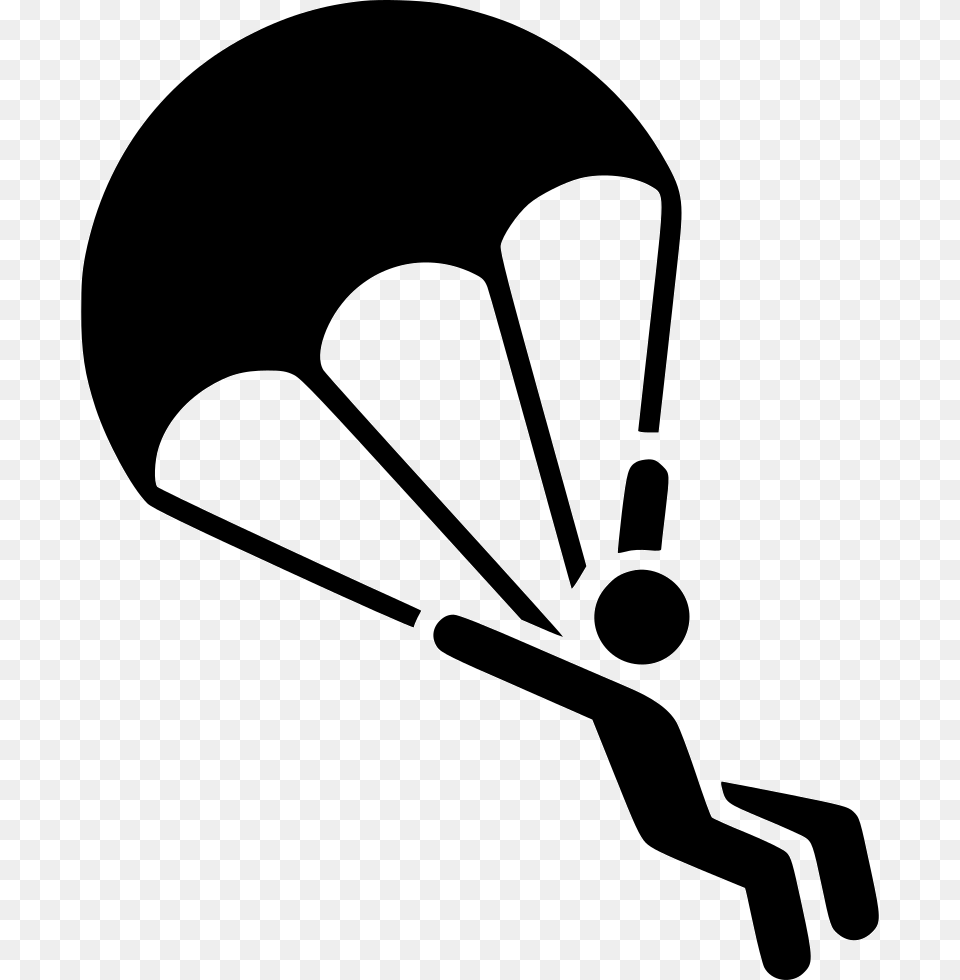 Parachute Parachute Icon, Stencil, Clothing, Hardhat, Helmet Png