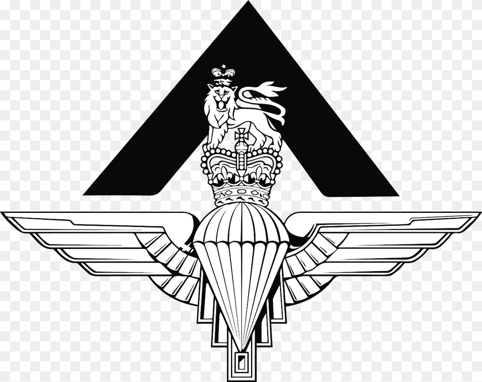 Parachute Regiment Cap Badge, Symbol, Emblem, Logo, Wedding Free Transparent Png