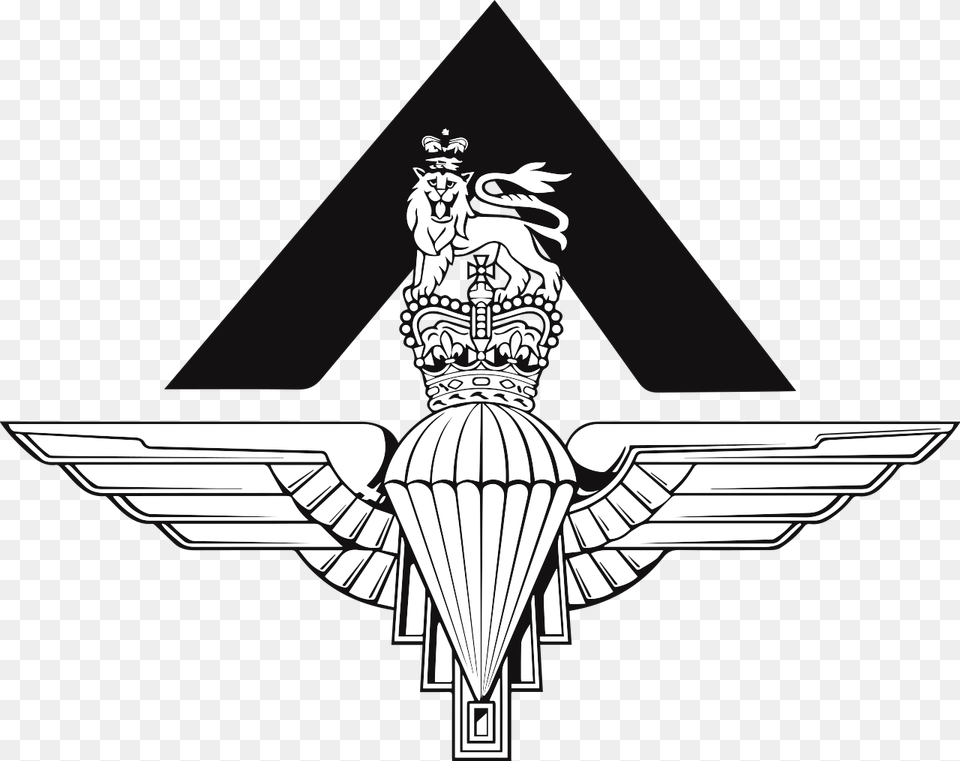 Parachute Regiment Cap Badge, Emblem, Symbol, Logo, Aircraft Png