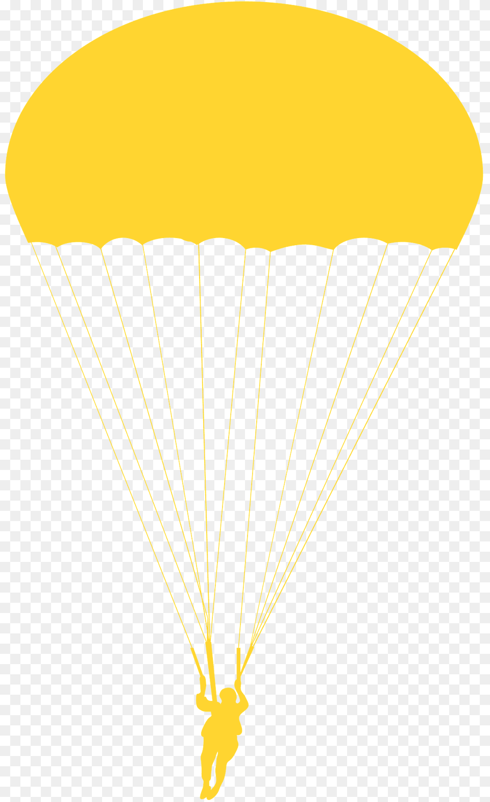 Parachute Silhouette, Person Free Png