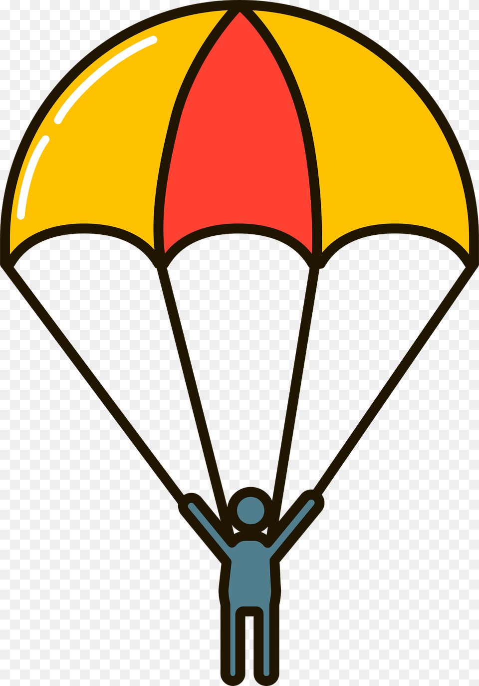 Parachutist Clipart, Parachute Free Transparent Png